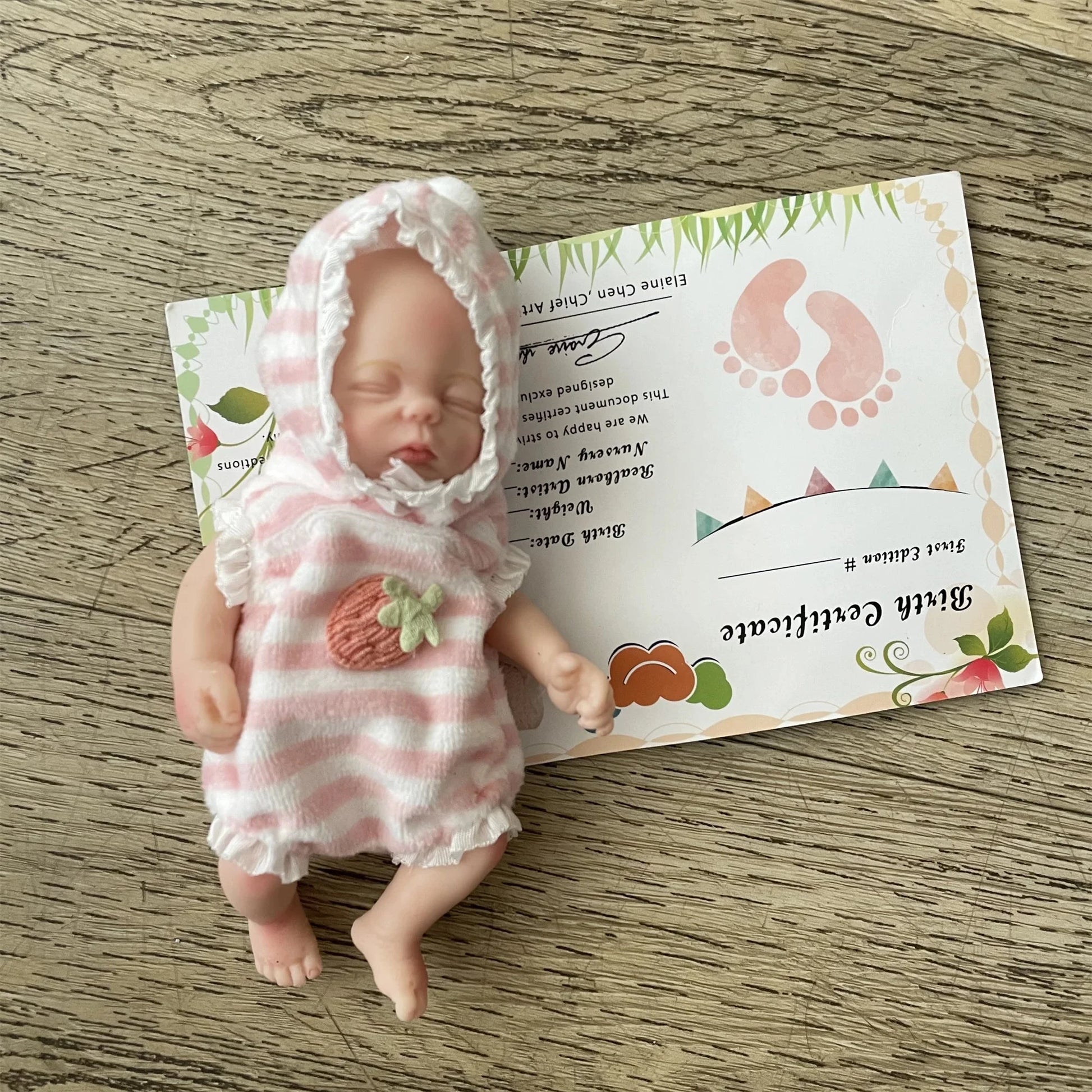 bambola reborn femmina silicone morbido mini
