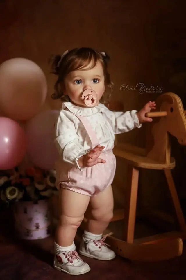 bambola reborn silicone tessuto toddler