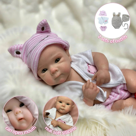 bambola reborn femmina silicone morbido