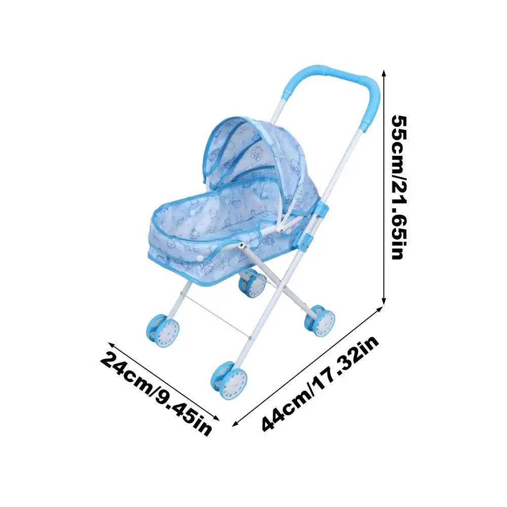 passeggino bambola reborn silicone tessuto