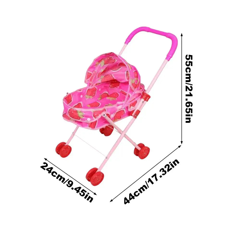 passeggino bambola reborn silicone tessuto