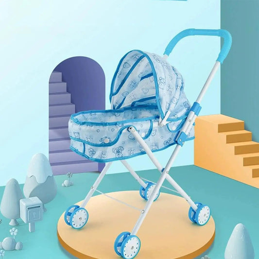 passeggino bambola reborn silicone tessuto