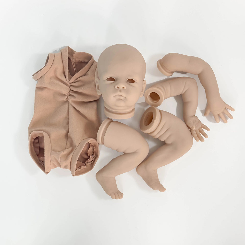 kit bambola reborn completo corpo in tessuto