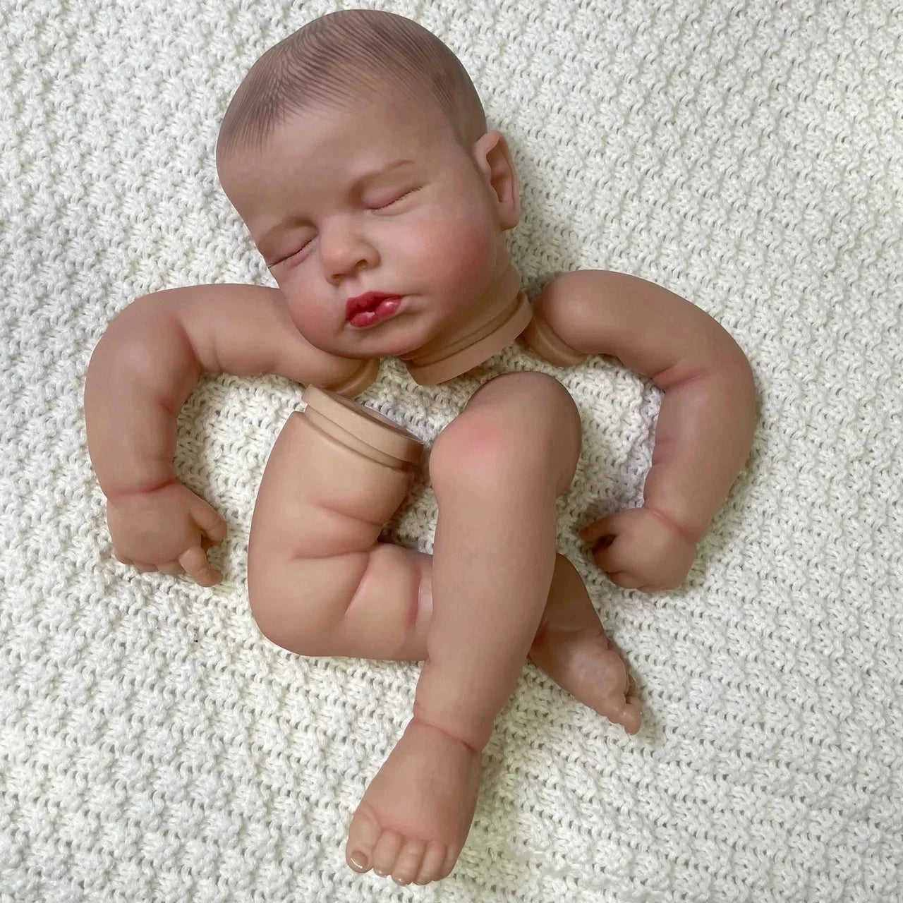 kit bambola reborn completo corpo in tessuto