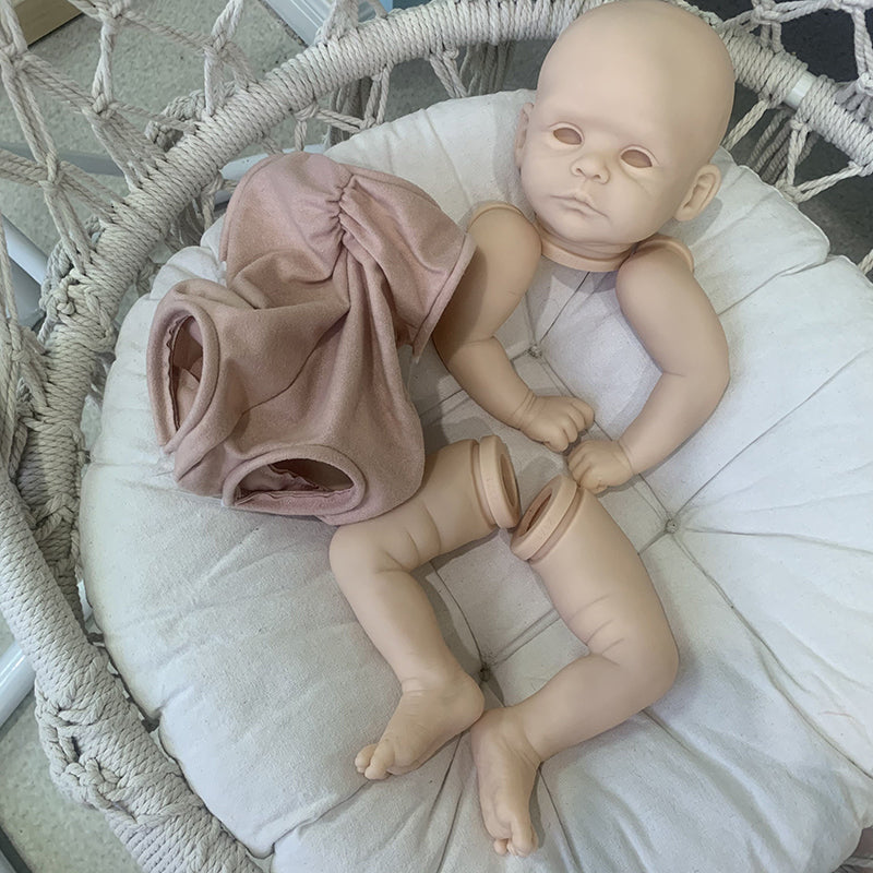 kit bambola reborn completo corpo in tessuto