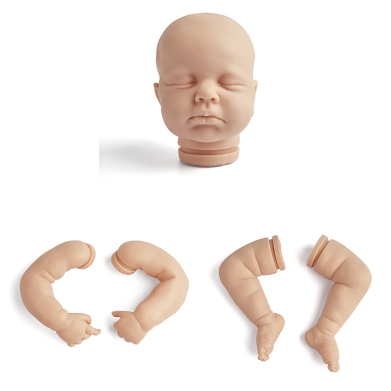kit bambola reborn completo corpo in tessuto