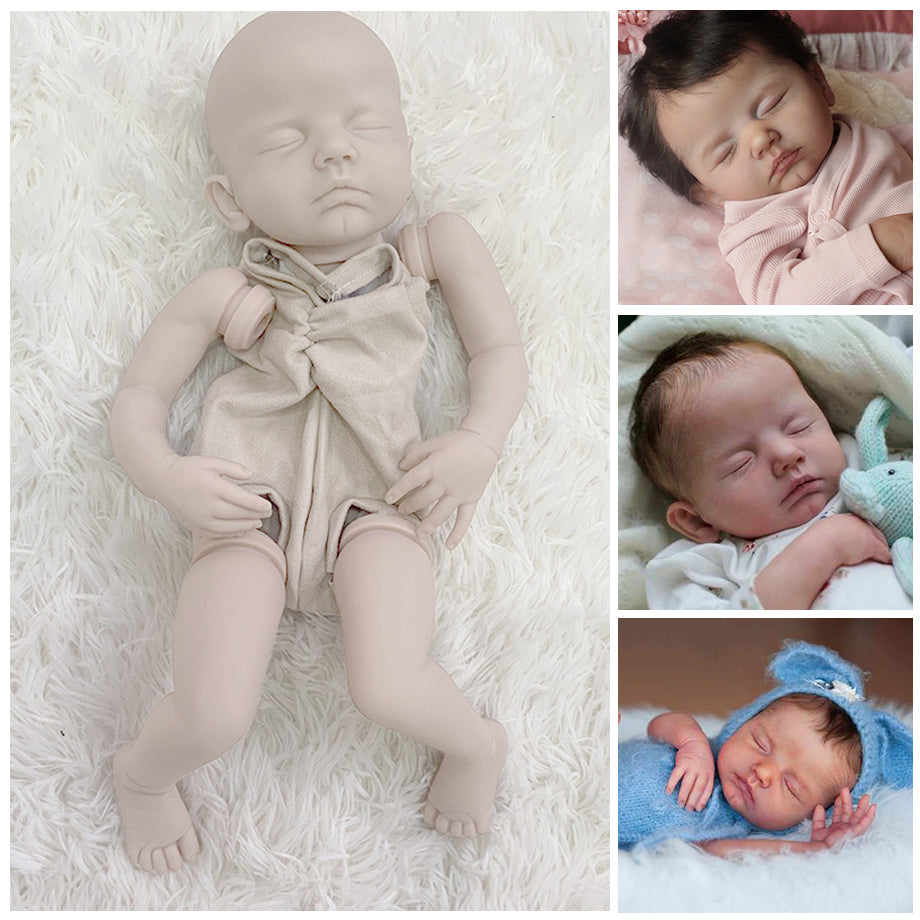 kit bambola reborn completo silicone morbido