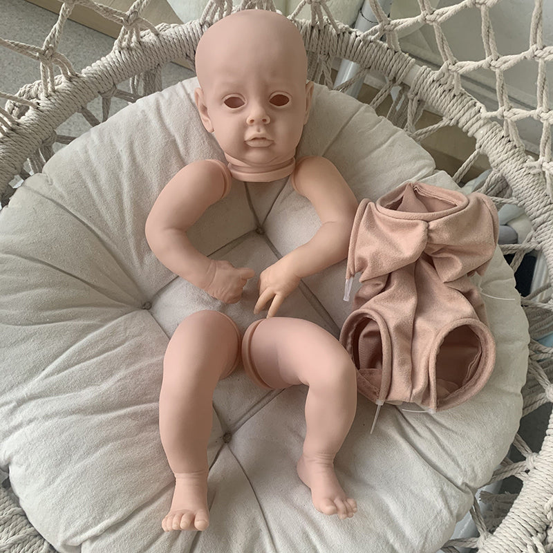 kit bambola reborn completo corpo in tessuto