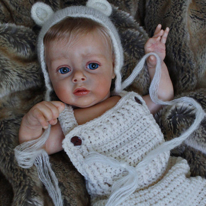 kit bambola reborn completo corpo in tessuto