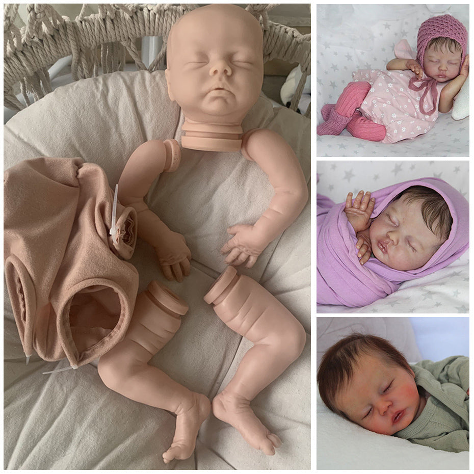 kit bambola reborn completo silicone morbido