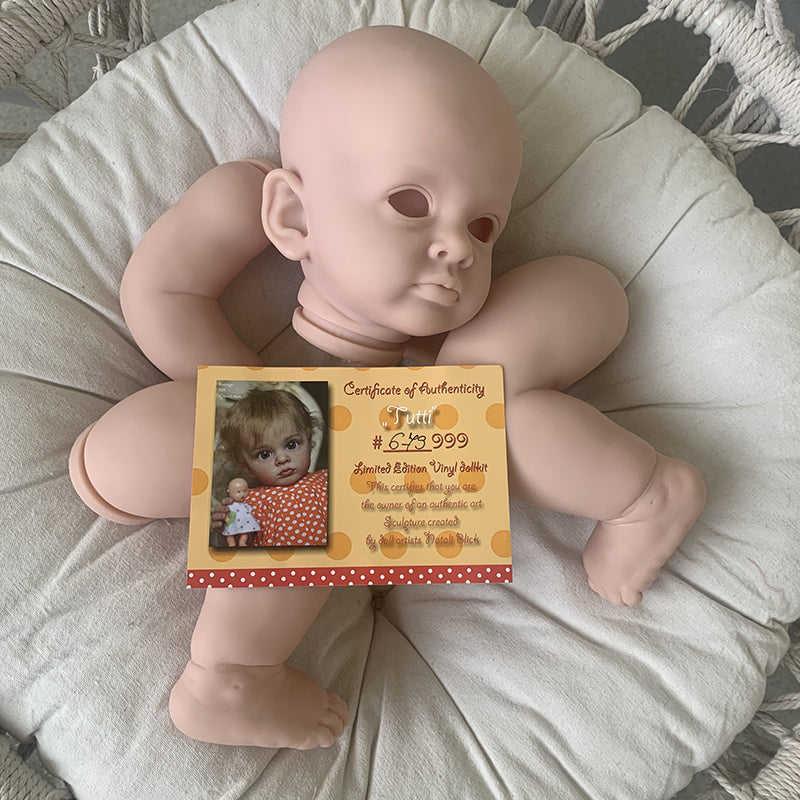 kit bambola reborn completo corpo in tessuto