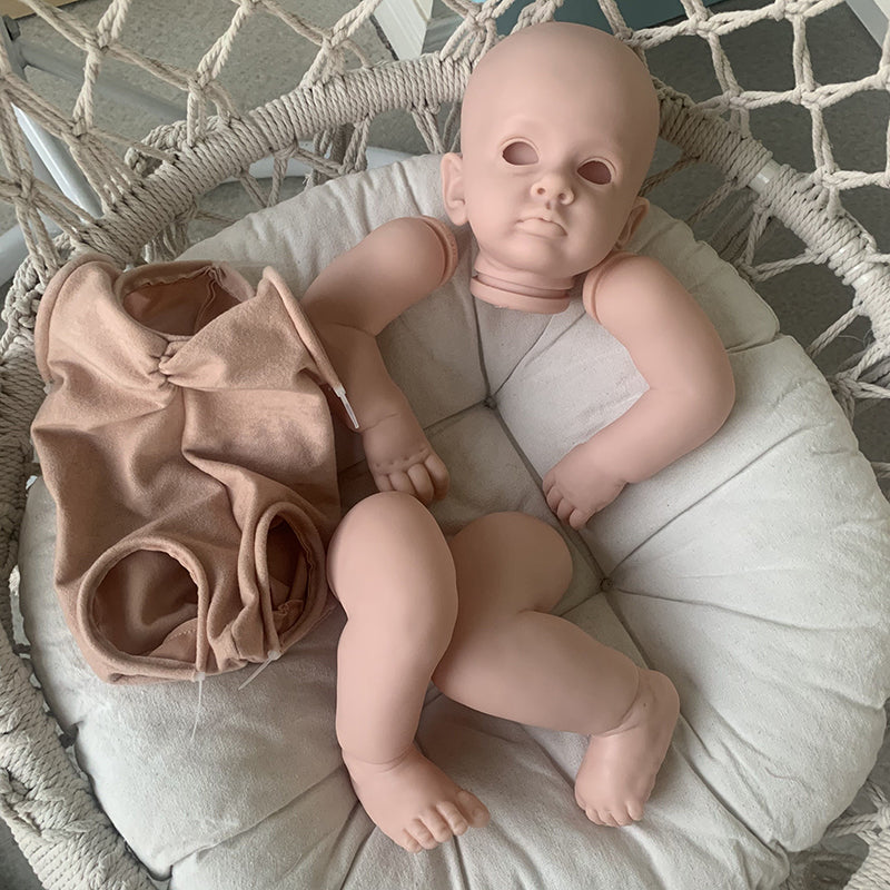 kit bambola reborn completo corpo in tessuto