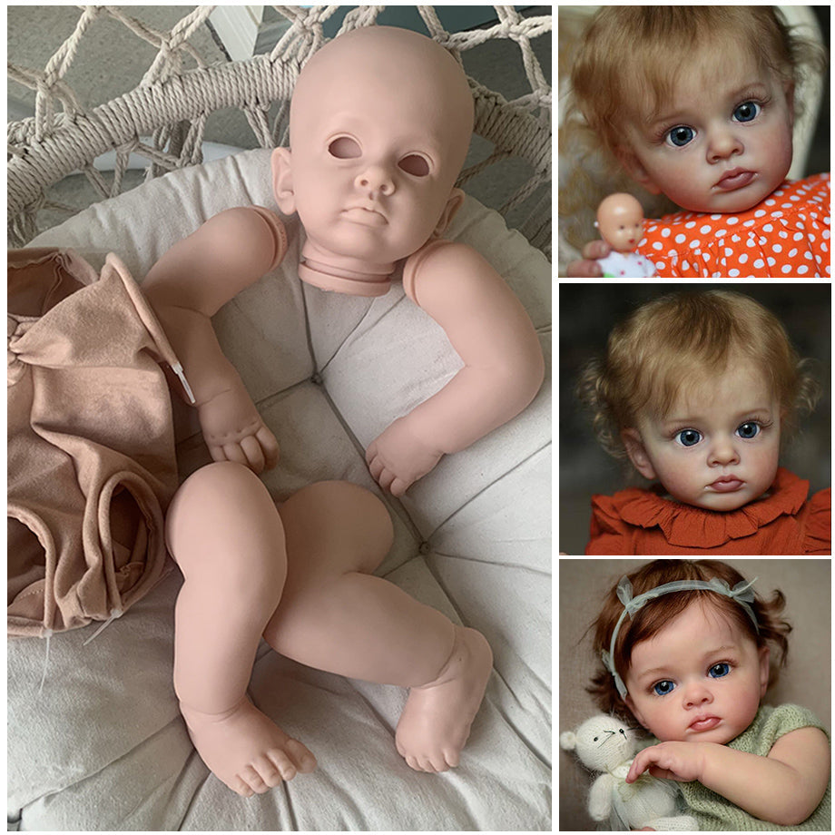 kit bambola reborn completo corpo in tessuto