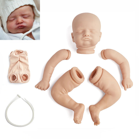 kit bambola reborn completo corpo in tessuto toddler