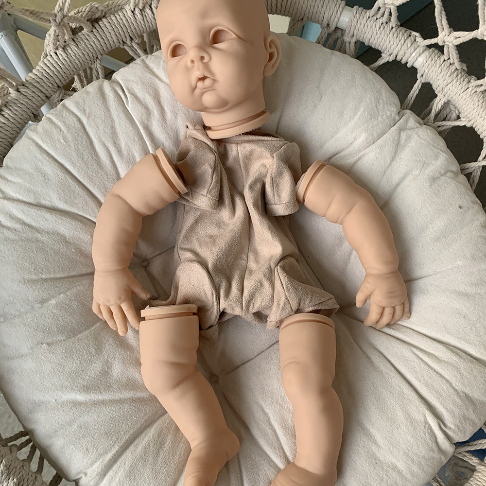 kit bambola reborn completo corpo in tessuto