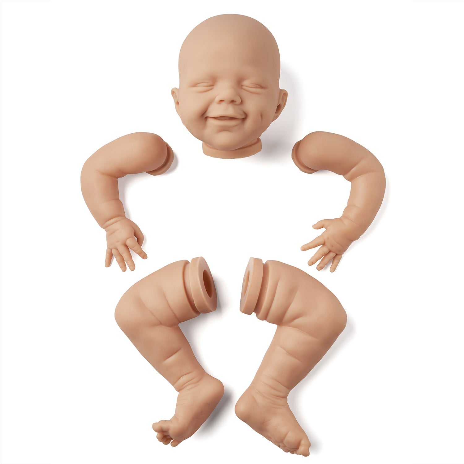 kit bambola reborn completo corpo in tessuto