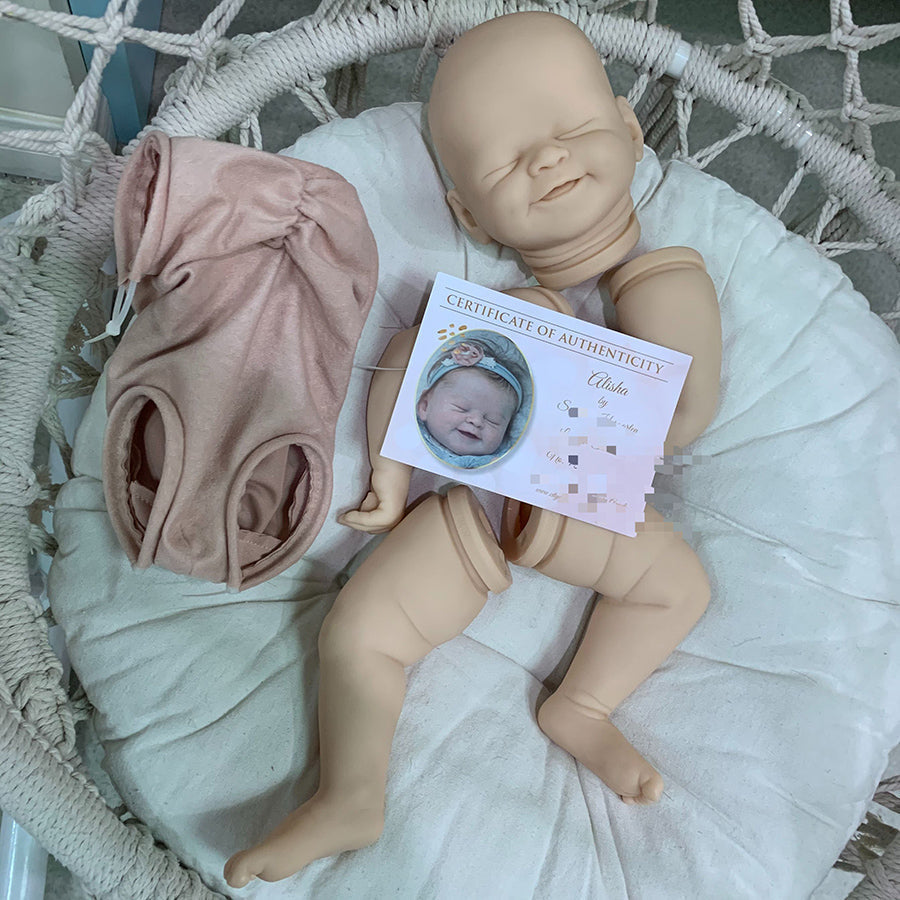 kit bambola reborn completo corpo in tessuto