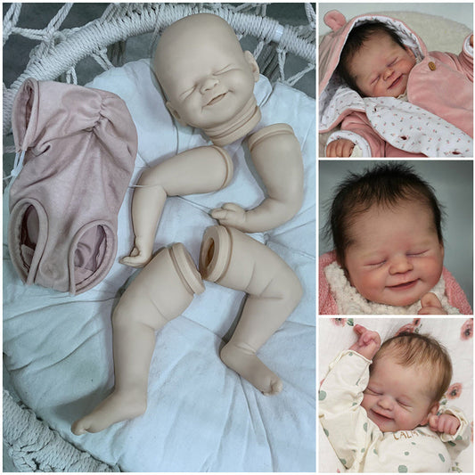 kit bambola reborn completo corpo in tessuto