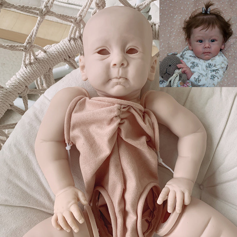 kit bambola reborn completo corpo in tessuto