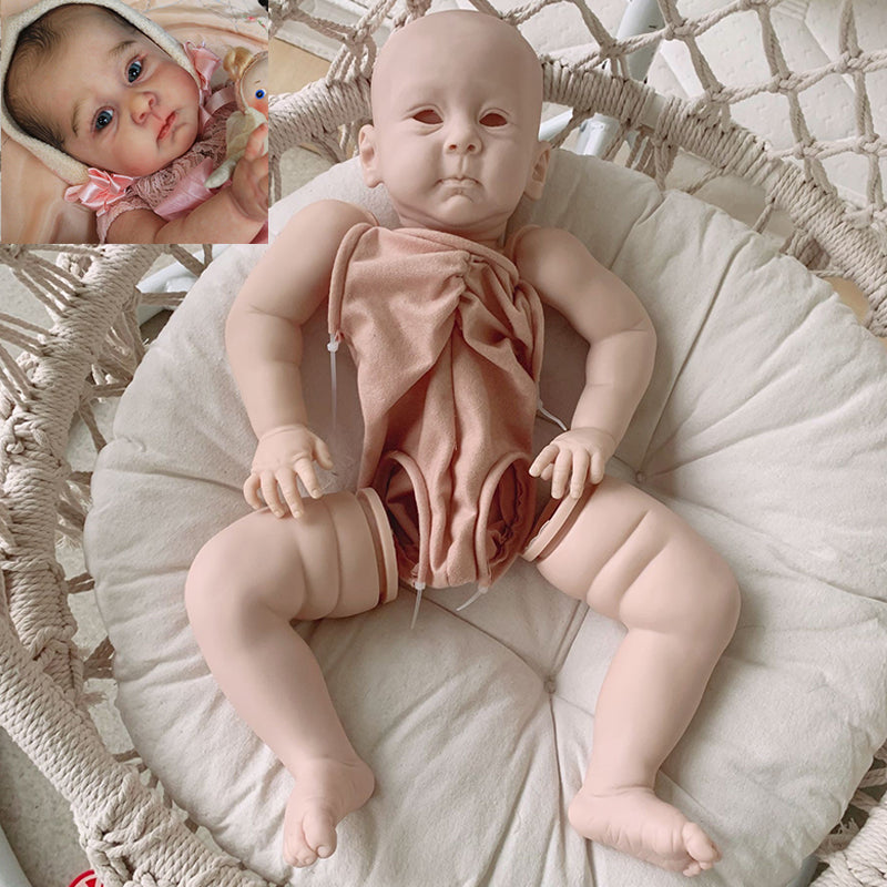 kit bambola reborn completo corpo in tessuto