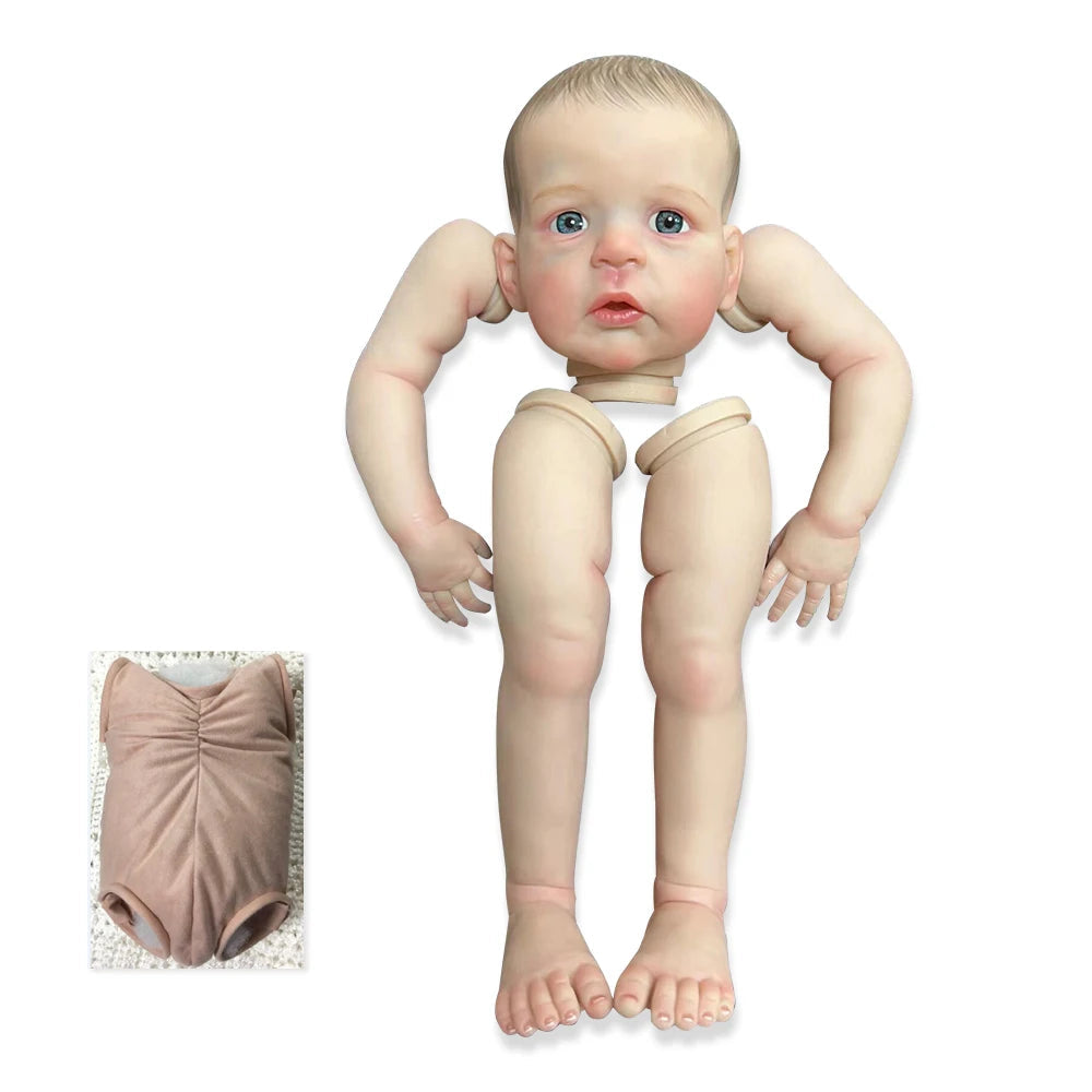 kit bambola reborn completo corpo in tessuto