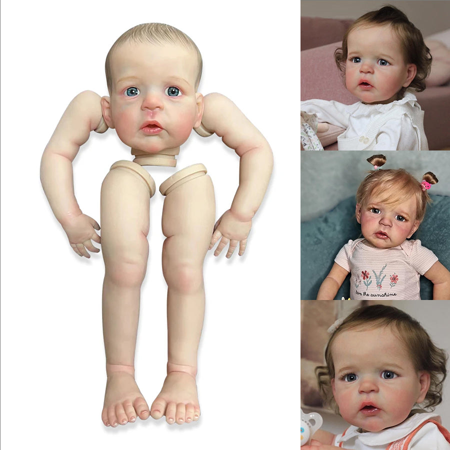 kit bambola reborn completo corpo in tessuto