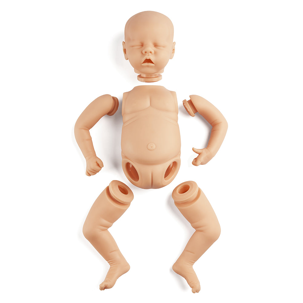 kit bambola reborn completo corpo in tessuto
