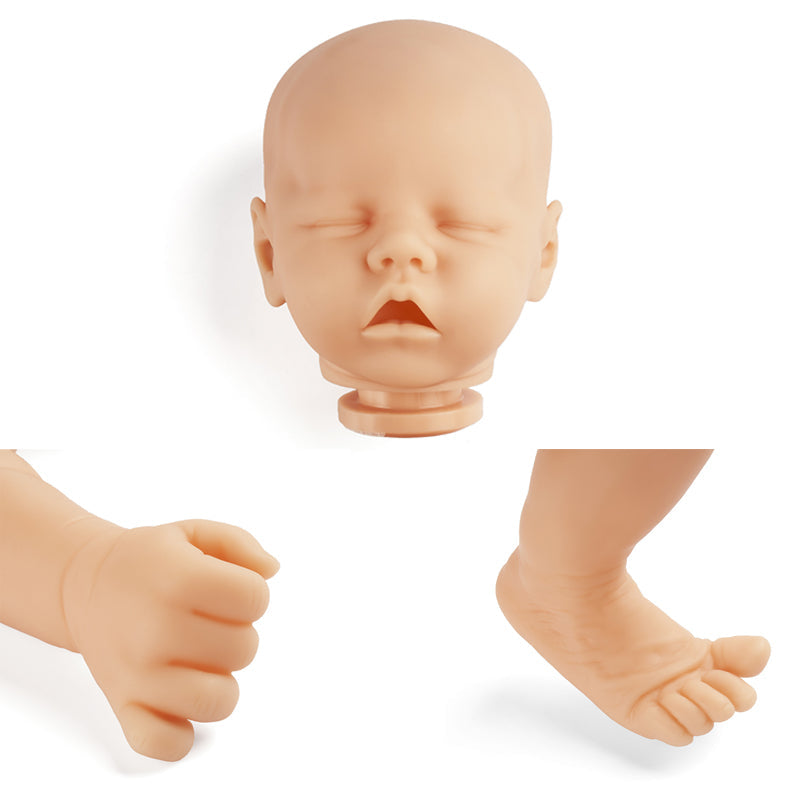 kit bambola reborn completo corpo in tessuto