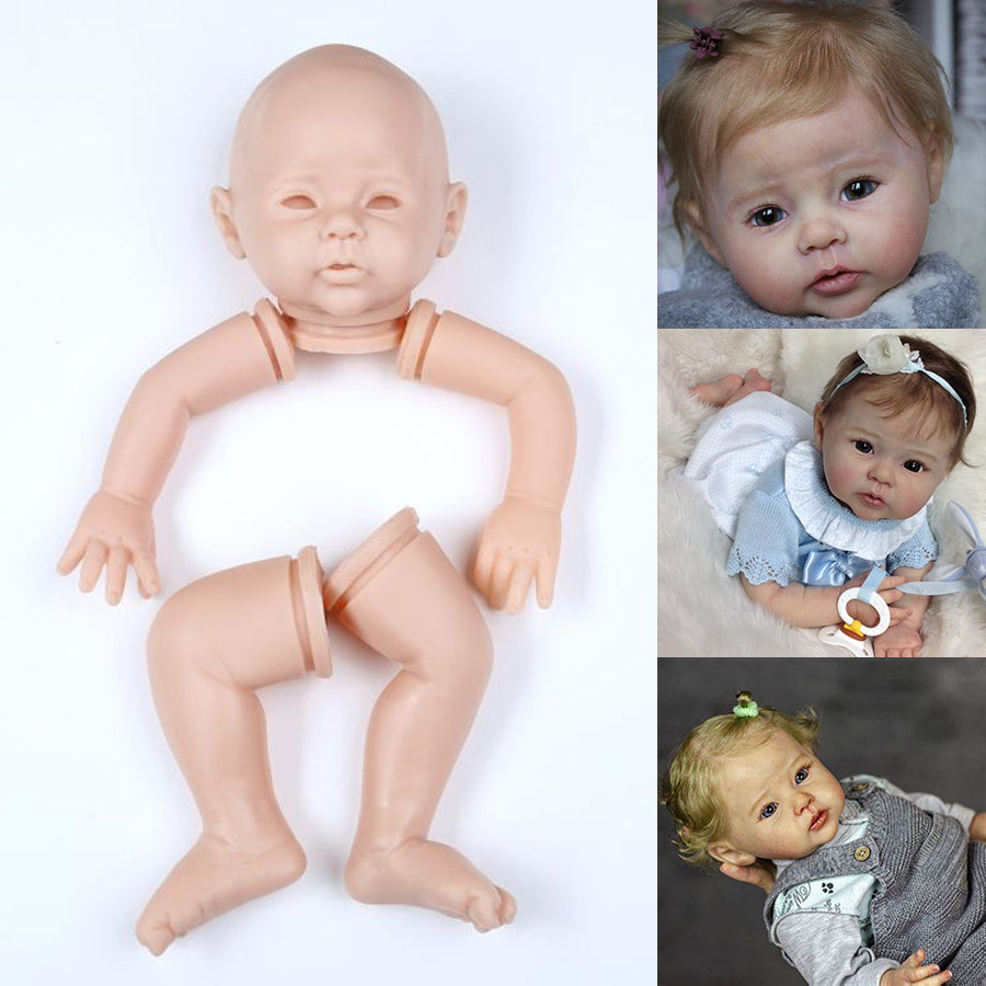 kit bambola reborn completo corpo in tessuto