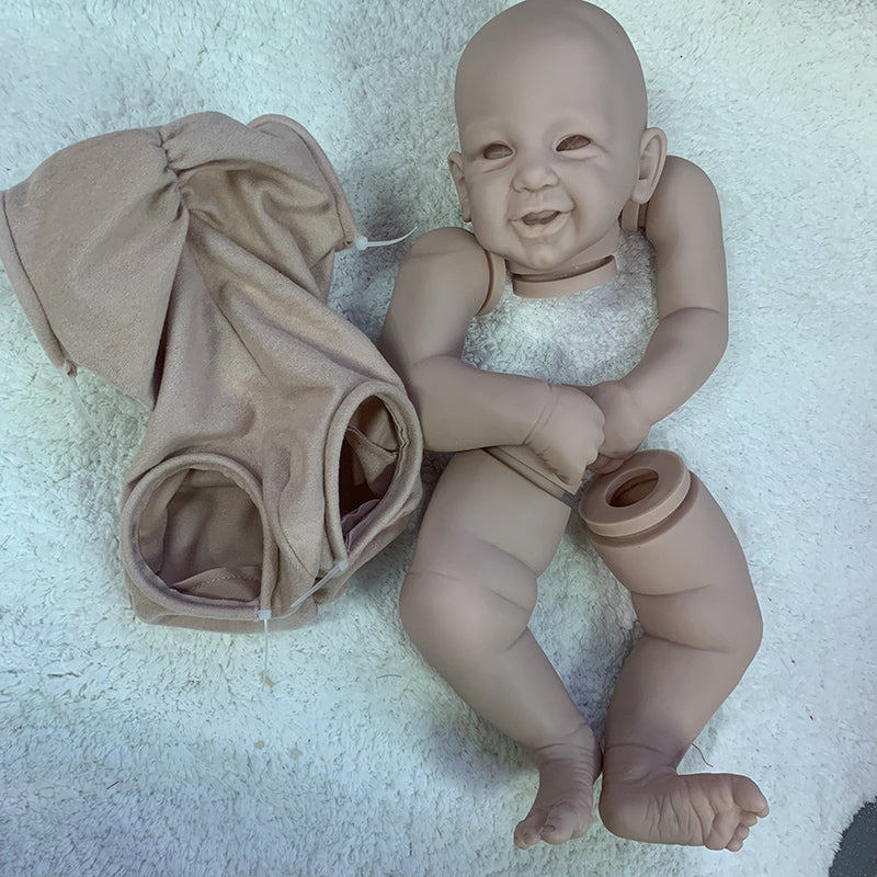 kit bambola reborn completo corpo in tessuto