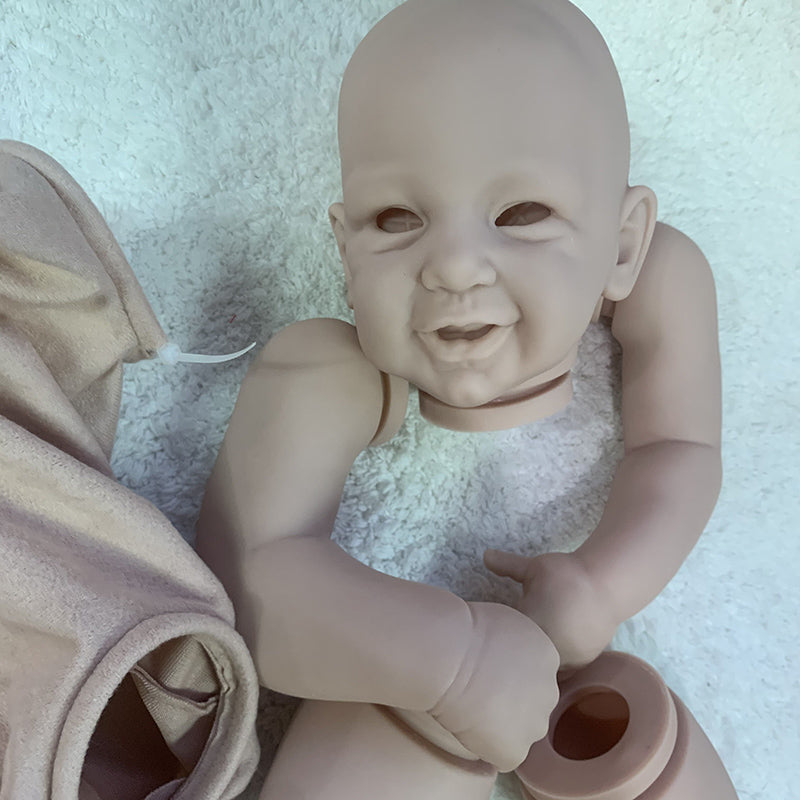 kit bambola reborn completo corpo in tessuto
