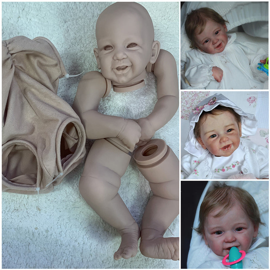 kit bambola reborn completo corpo in tessuto