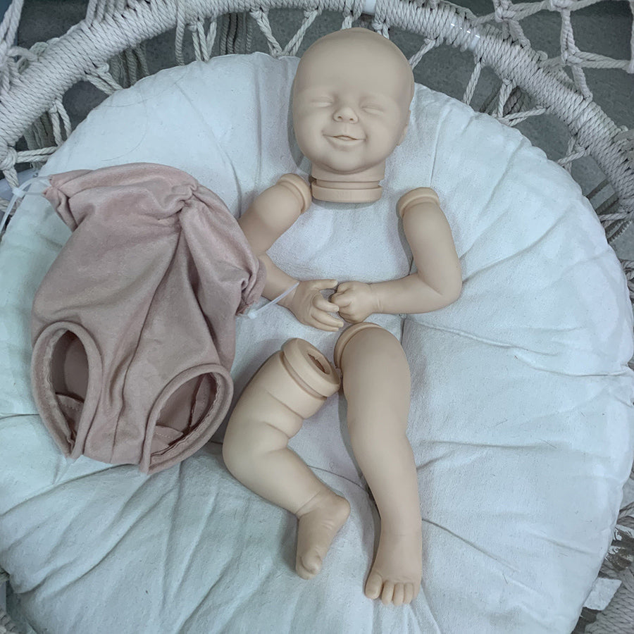 kit bambola reborn completo corpo in tessuto