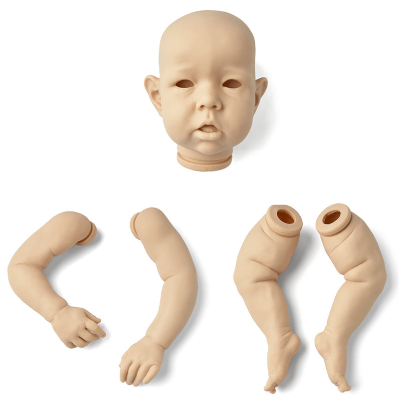 kit bambola reborn completo corpo in tessuto