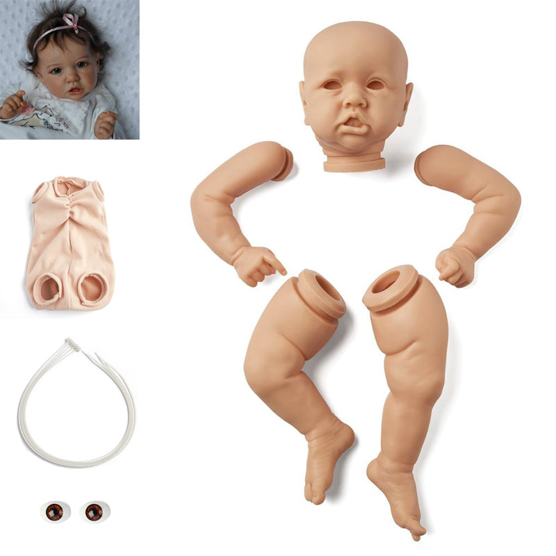 kit bambola reborn completo corpo in tessuto