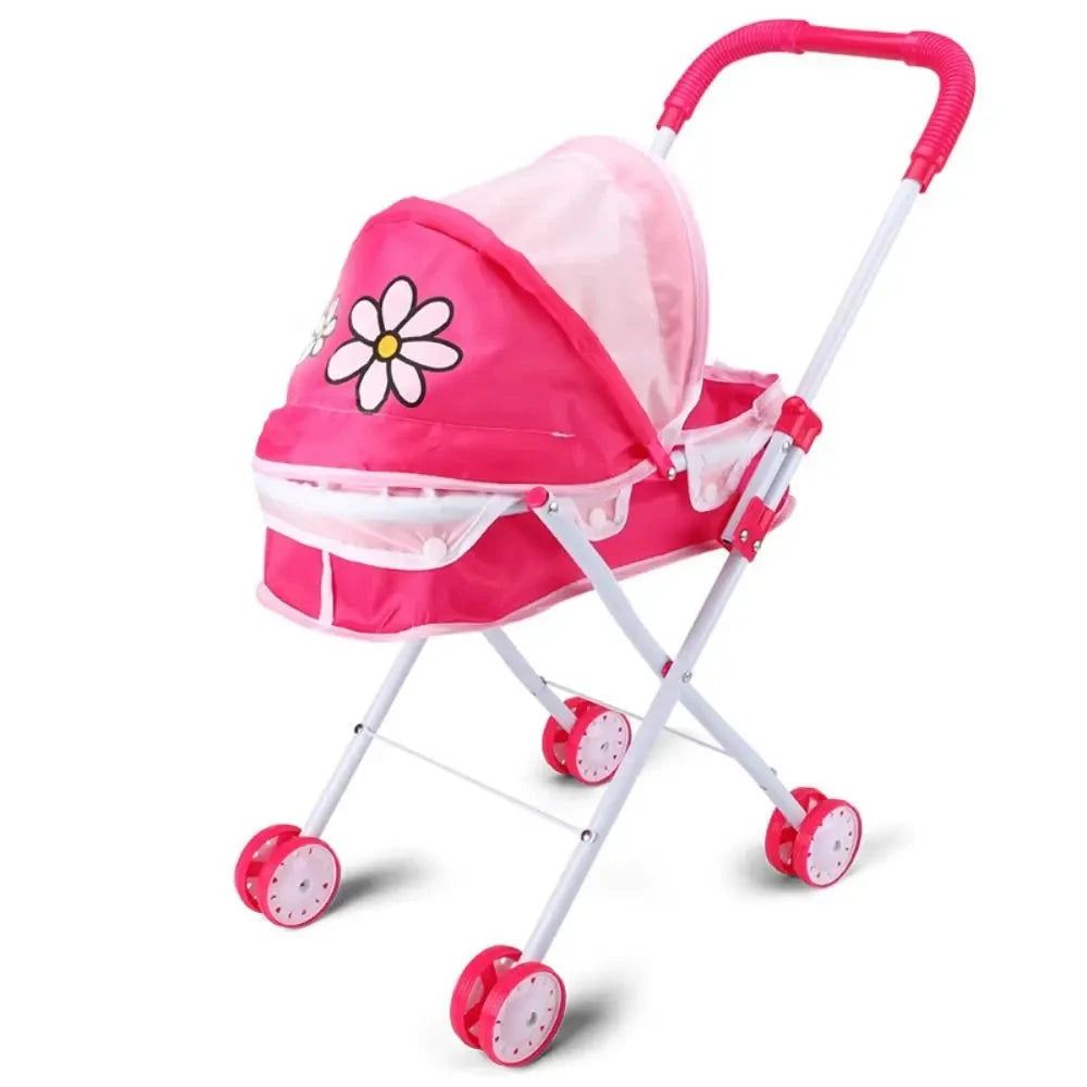passeggino bambola reborn gemelli silicone tessuto