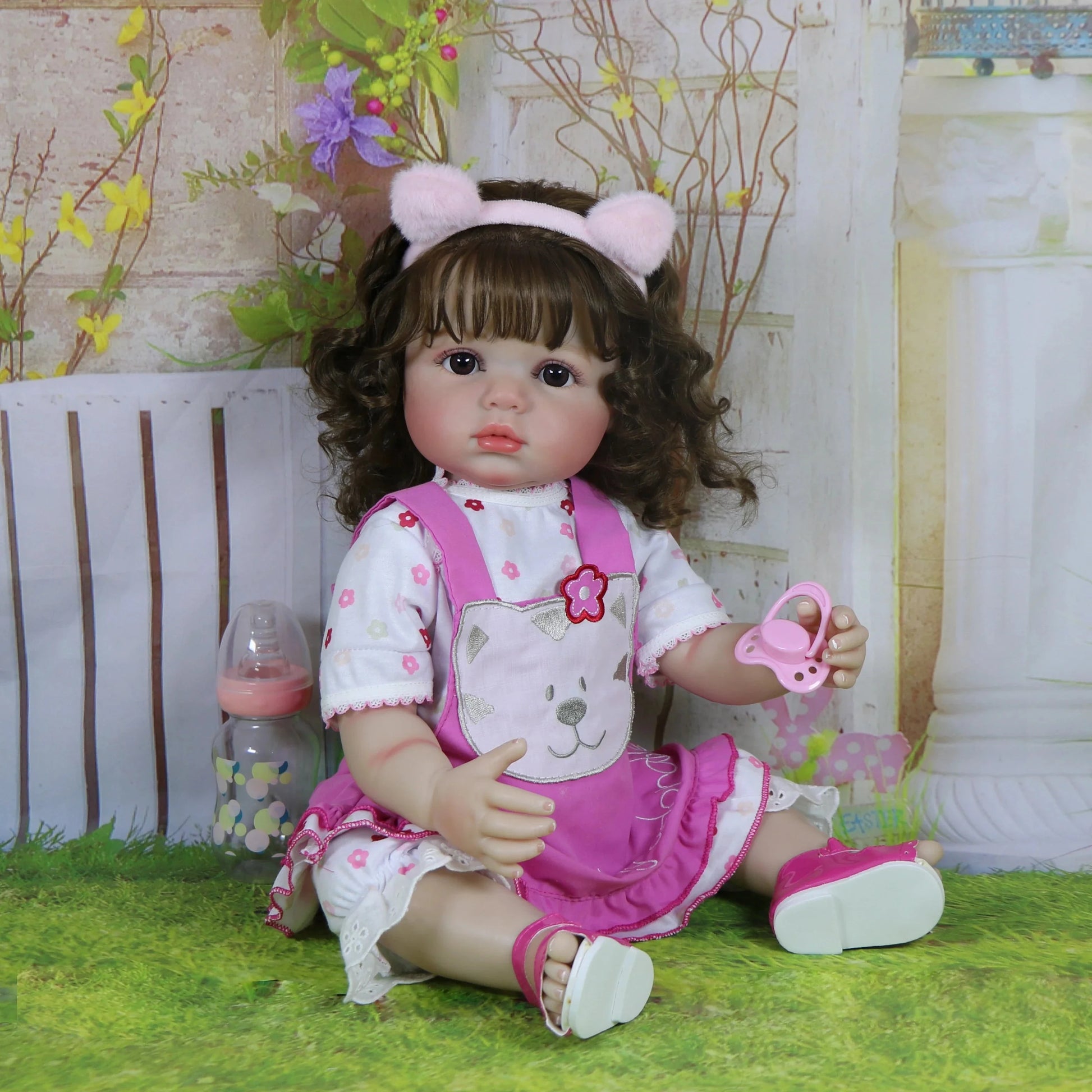 bambola reborn femmina vinile morbido toddler