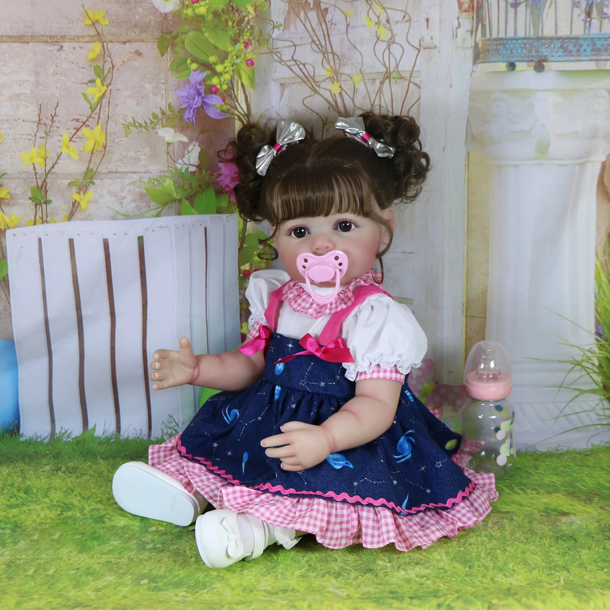 bambola reborn femmina vinile morbido toddler