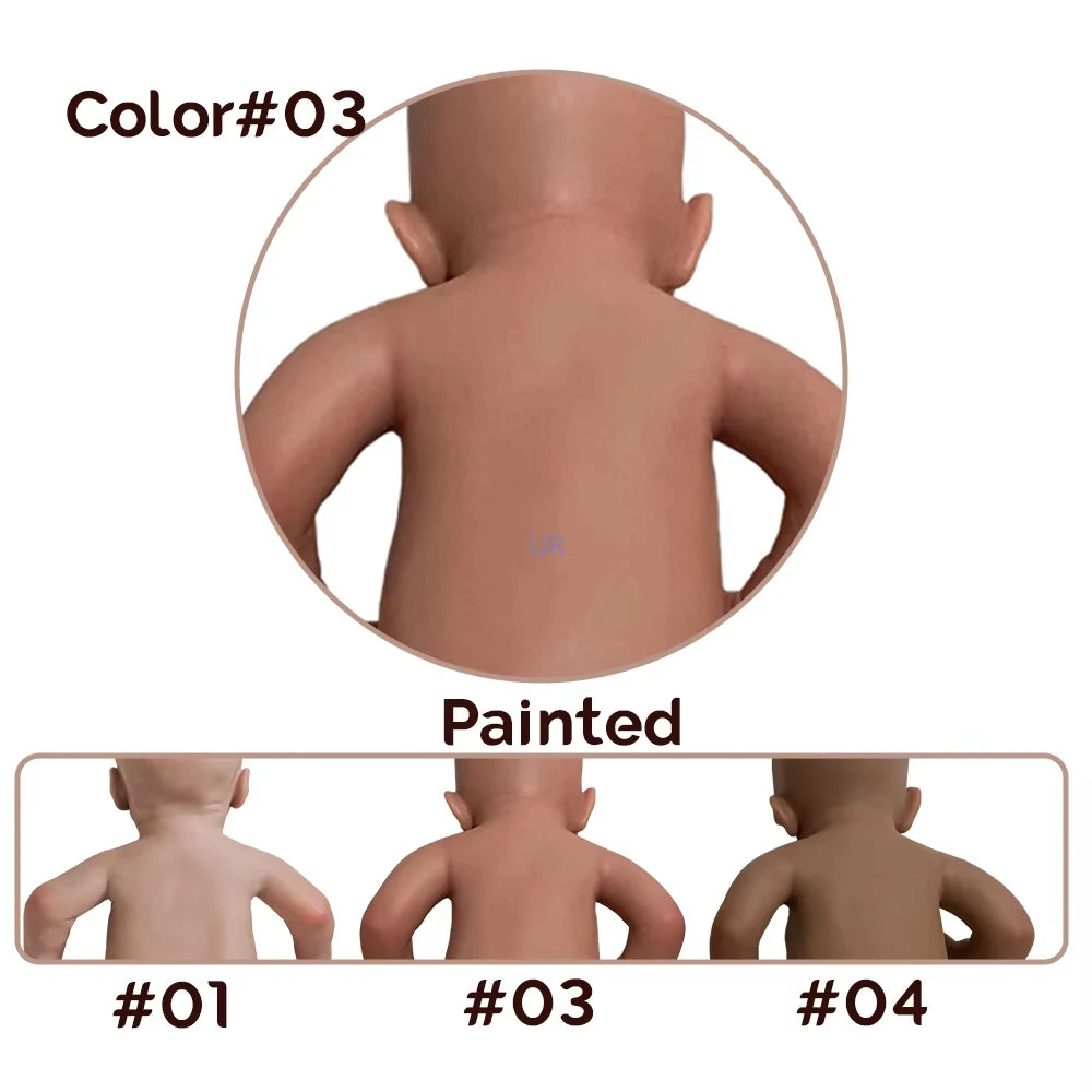 bambola reborn silicone morbido