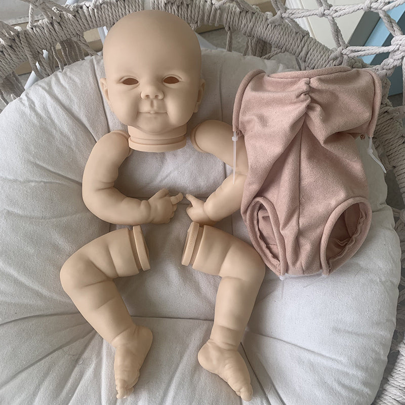 kit bambola reborn completo corpo in tessuto