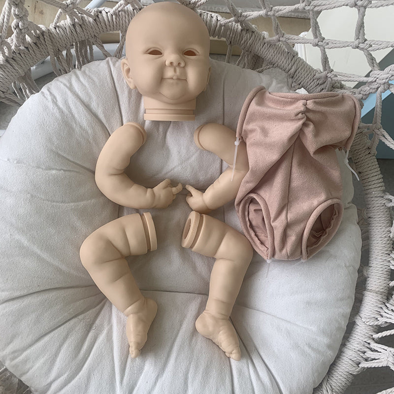 kit bambola reborn completo corpo in tessuto