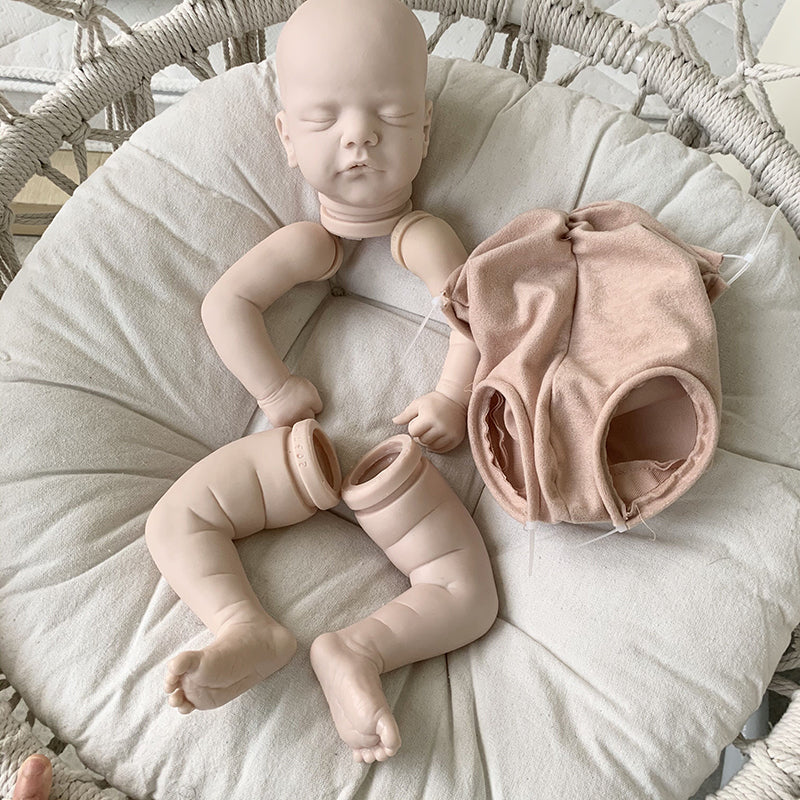 kit bambola reborn completo corpo in tessuto